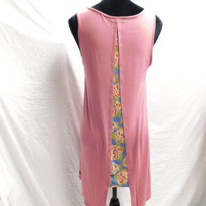 Matilda Jane S Lilac Floral Split Back Tank Top Blouse EUC